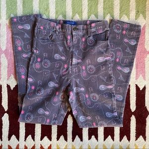 Mociun printed jeans